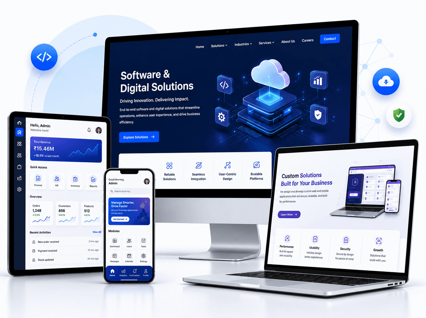 Website and UI UX design